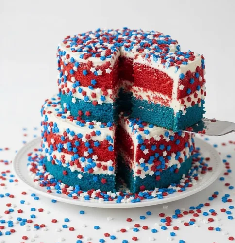 Vista 7 de Gránulos Azúcar de color Gránulos patrióticos Espolvorear rojo, blanco y azul Azúcar de cóctel Espolvorear para cupcakes Gránulos