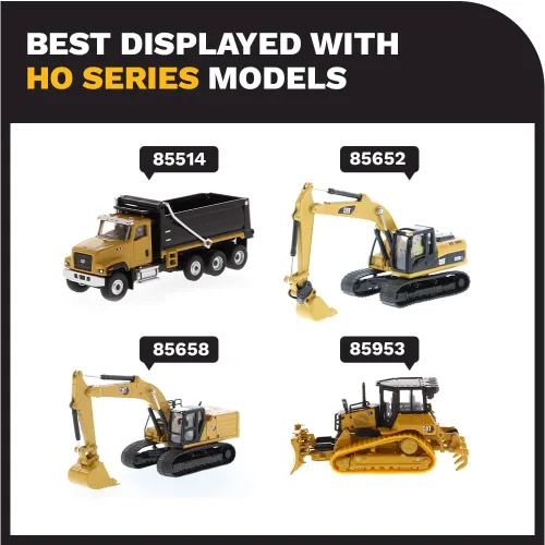 Vista 7 de Diecast Masters Excavadora hidráulica de próxima generación Caterpillar 336 a escala 1:87 Camión coleccionable para gatos y equipos