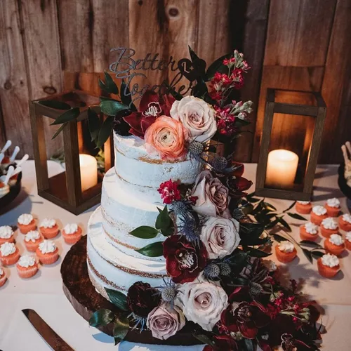 Vista 7 de Farol de madera para velas, juego de 3 faroles de boda para decoración rústica, decoración de granja, boda rústica, baby shower de 6 pulgadas, 9