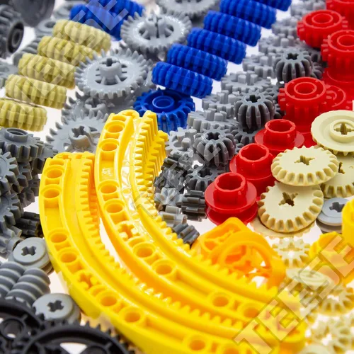 Vista 3 de TEESE Kit de diferencial de engranajes de 233 piezas, compatible con piezas técnicas, para bloques STEM-MOC-EV3-Project-Track-Car-Bulk