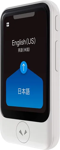 Vista 2 de Pocketalk S Traductor de voz bidireccional con datos incorporados de 2 años (blanco)