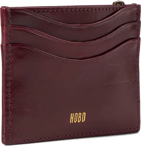 Vista 2 de HOBO Max Wallet for Women - Parte superior de cuero con forro de poliéster, hermosa y práctica cartera, Merlot, Máx