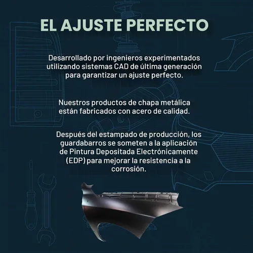 Vista 7 de Garage-Pro Guardabarros para GMC C/K TAMAÑO COMPLETO P/U 1988-2002 RH