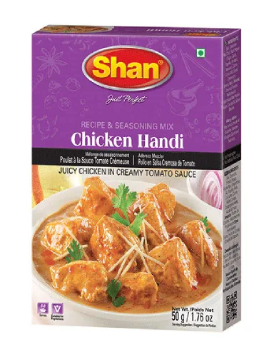 Vista 211 de Shan Chicken 65 - Mezcla de recetas y condimentos de 2.1 oz (60 g) - Polvo de especias para pollo frito picante agridulce - Adecuado