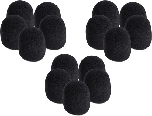 Vista 2 de OnStage On-Stage ASWS20N10 - Parabrisas para micrófonos de auriculares, paquete de 10 Canela