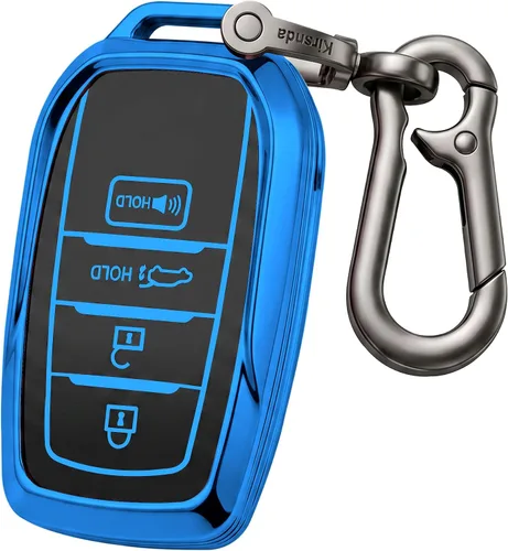 Vista 20 de Kirsnda - Funda para llavero compatible con Toyota, funda de protección de Azul