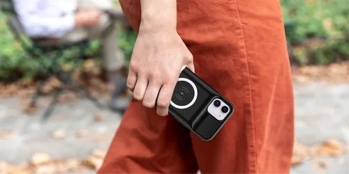 Vista 7 de Funda de batería para iPhone 11, funda protectora de carga portátil mejorada de 10000 mAh con carga inalámbrica compatible con iPhone 11