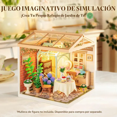 Vista 5 de Rolife Super Creator - Casa en miniatura de plástico DIY para adultos, kit de modelo de mini bloques para adolescentes de 8 a 12 años