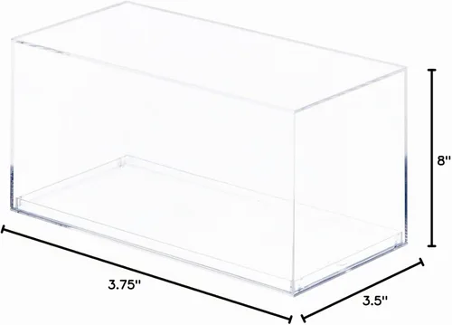 Vista 3 de Vitrina de acrílico transparente (sin borde biselado) para autos a escala 1:32 - 7.875 ''x 3.8125'' x 3.875