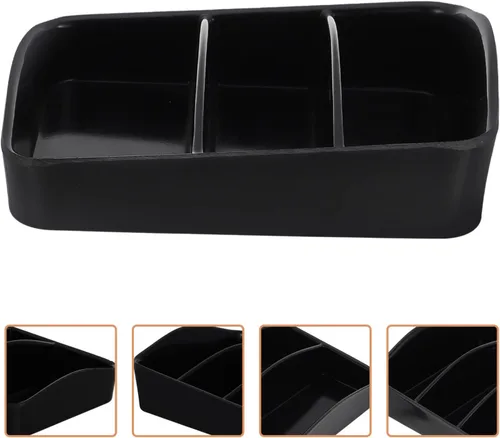 Vista 2 de Caja de almacenamiento para barra de café, soporte para estación de café, bolsas de té, organizador de paquetes de azúcar, edulcorante, 3 soportes