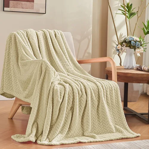 Vista 50 de inhand - Manta decorativa de vellón para bebés y recién nacidos, supersuave, envolvente, afelpada, mullida, cálida, ideal para cuna y como manta