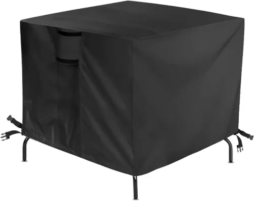 Vista 14 de Funda pequeña para muebles de exterior, fundas cuadradas de 15 pulgadas para mesa de patio, impermeable, para mesa auxiliar pequeña, 15 x 15 x 18