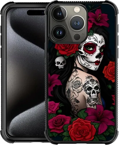 Vista 492 de Funda compatible con iPhone 15, diseño de elefantes africanos, diseño increíble a prueba de golpes, antiarañazos, carcasa trasera de policarbonato