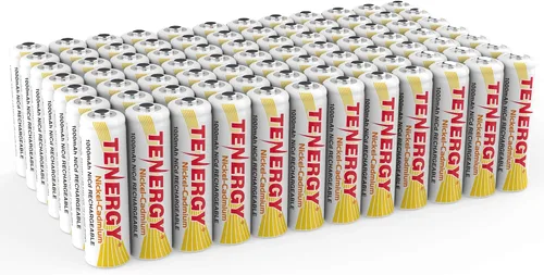 Vista 10 de Tenergy, Batería NiCd AA 1000 mAh, 21045, 4 Piezas, 4