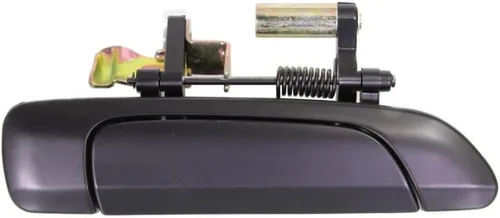 Vista 7 de KarParts360 Para Honda Civic 2001 02 03 04 2005 Manijas de puerta exteriores traseras, lado del conductor y del pasajero Par Negro liso