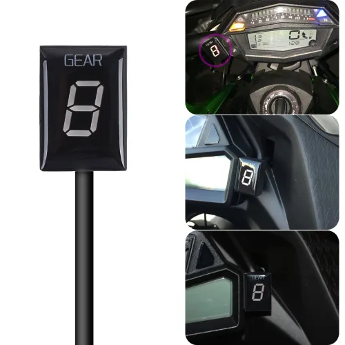 Vista 2 de Pantalla led roja con función plug & play con indicador de motor, impermeable, para Suzuki., Azul