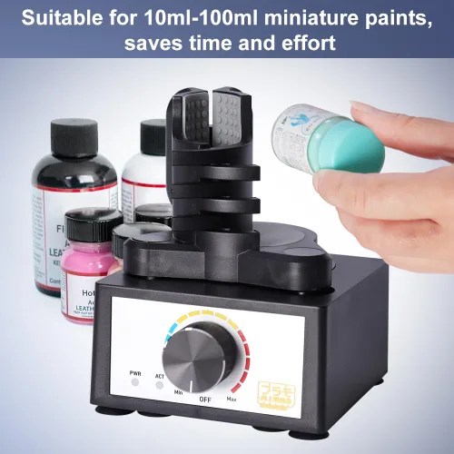 Vista 5 de Mezclador Mini Vortex, Agitador de Pintura DIY/Modelo, Sin Manos, 300~2400rpm, Adecuado para 10-100ml, Velocidad de Tres Etapas, Mezcla de Pintura