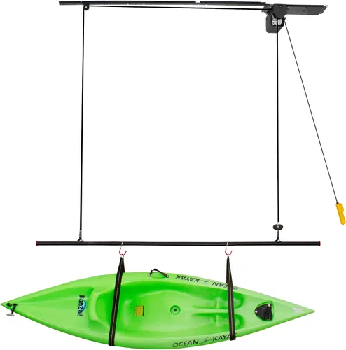 Vista 7 de 66064K - Elevador doble para kayak y canoa, color negro