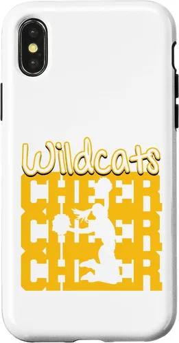 Vista 5 de Wildcats Cheer Back to School Cheerleading Spirit GY Case for iPhone XR