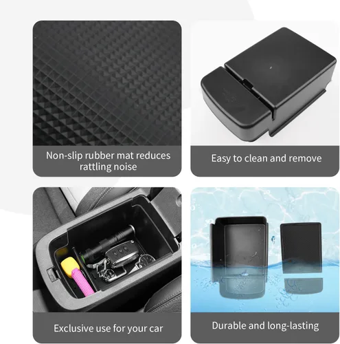 Vista 5 de CDEFG Bandeja organizadora de consola central Buick Envista 2024 2025 2026 para Chevy Trax 2024 2025 2026/2024 2025 2026 Buick Envista Accesorios