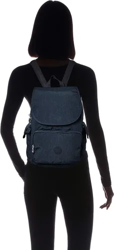 Vista 6 de Kipling Mochilas tipo mochila para mujer, Azul 2, 18.5x32x37 cm (LxWxH)