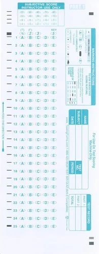 Vista 2 de Formularios de prueba compatibles TEST-825E (paquete de 50 hojas)