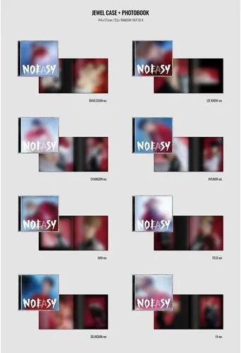 Vista 3 de brandnew STRAY KIDS - 2º álbum NOEASY Jewel Case [Sin póster] (HYUNJIN ver.), STRAYKIDZ