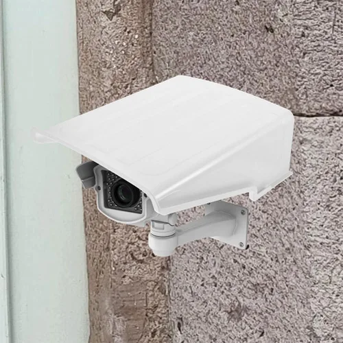 Vista 5 de HOMSFOU Cubierta de cámara de seguridad para exteriores, protector de cámara a prueba de lluvia, protector universal resistente a la intemperie