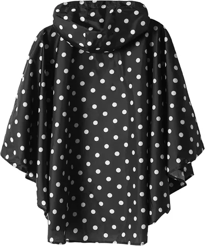 Vista 2 de SaphiRose Chaqueta ligera de lluvia para niños, impermeable para exteriores