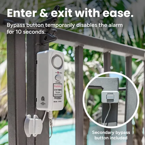 Vista 4 de Alarma de piscina segura S187D de Techko