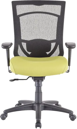 Vista 13 de Tempur-Pedic Silla de oficina de tela con respaldo de malla - Negro y gris ágata