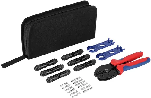 Vista 8 de BougeRV Kit de herramientas de crimpadora solar - Engarzadora, 6 pares