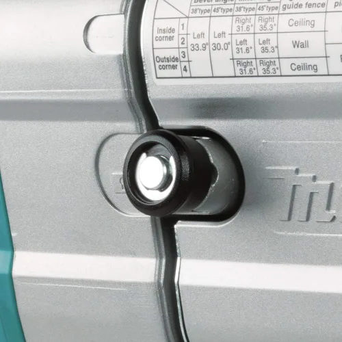 Vista 4 de Makita LS1219L Sierra ingletadora compuesta deslizante de doble bisel de 12" con láser