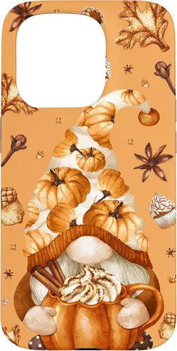 Vista 14 de Thanksgiving Gnome Love Pumpkin Spice Cute Fall Yall Pattern Case for iPhone 17