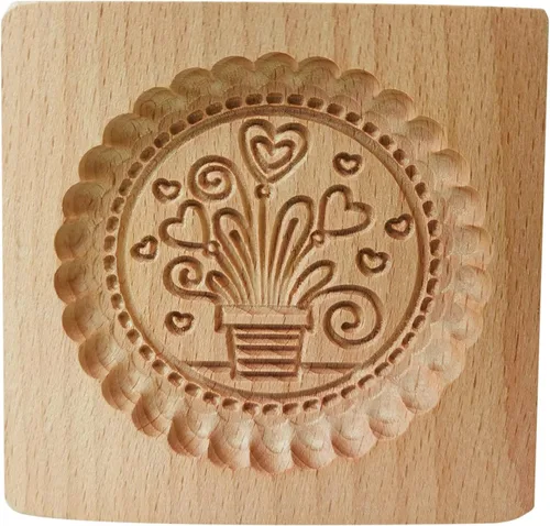 Vista 21 de Molde de Galletas de Madera, Molde de Horneado 3D, Herramienta de Decoración de Gravura para Artesanía, Adecuado para Halloween, Acción de Gracias