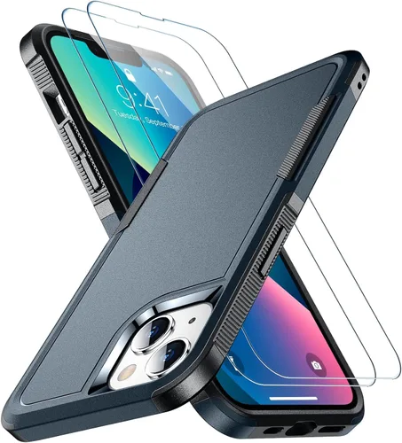 Vista 10 de SPIDERCASE Funda diseñada para iPhone 12/iPhone 12 Pro, protección contra caídas de grado militar de 10 pies, con 2 protectores de pantalla