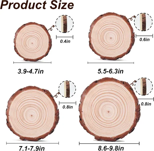 Vista 3 de Marco de fotos personalizado, impresión de fotos personalizada en rodajas de madera, artesanía de madera con soporte, regalos de fotos