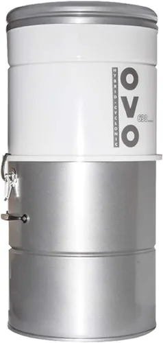 Vista 10 de OVO Sistema de Aspiración Central Grande y Potente, Filtración Híbrida (con o sin Bolsas Desechables), 25L o 6.6 Galones, 630 Airwatts + Kit