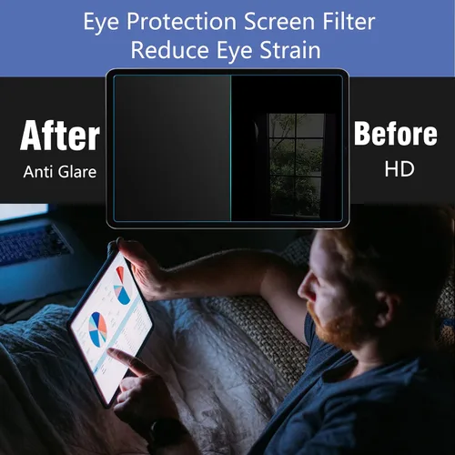 Vista 5 de KEANBOLL Paquete de 2 protectores de pantalla para OnePlus Pad 2 y OnePlus Pad Pro de 12.1 pulgadas, protector de película antiluz azul para OnePlus