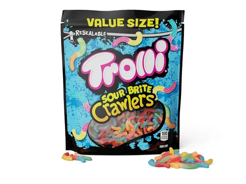 Vista 7 de Trolli Sour Brite Octopus (5 libras) y Sour Brite Crawlers Gummy Candy (28.8 oz)