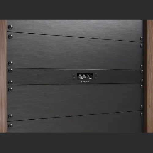 Vista 7 de AC Infinity CLOUDPLATE T2, ventilador de montaje en rack 1U, flujo de aire de escape superior, para refrigeración AV, cine en casa, racks de red
