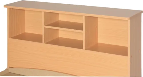 Vista 5 de Better Home Products Cama de madera California con capitanes individuales en haya Hayedo