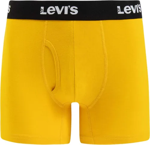 Vista 2 de Levi's Calzoncillos tipo bóxer para hombre, algodón elástico transpirable para hombre, paquete de 3