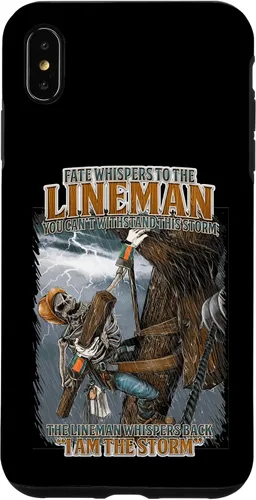 Vista 11 de Fate Whispers to The Lineman Proud Lineman Crew Job Pride Case for iPhone 17