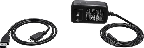 Vista 4 de Amazon Basics USB 3.0, HUB de 10 puertos con adaptador de CA, negro