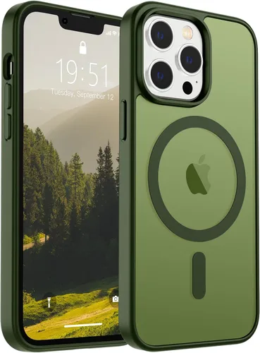 Vista 117 de SUPFINE Funda magnética para iPhone SE 2022 (3ª)/2020 (2ª), iPhone 8 (compatible con MagSafe) (protección contra caídas de grado militar), funda