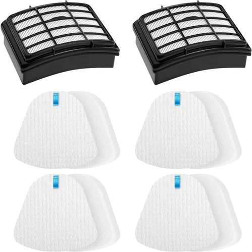 Vista 8 de 4 filtros de espuma y fieltro para reemplazo de filtro de aspiradora Shark Navigator Lift Away ZU503AMZ NV350 NV351 NV352 NV355 NV356E NV360 NV370
