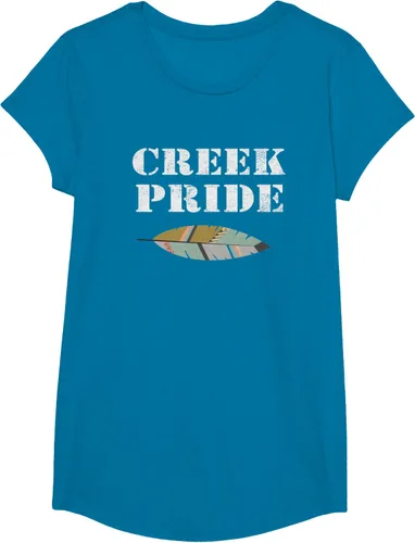 Vista 42 de Creek Native American Pride - Camiseta, Negro, S