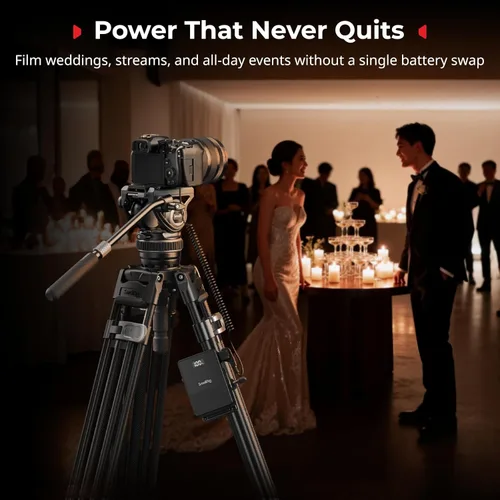 Vista 4 de SMALLRIG Batería ficticia para Canon LP-E6P, adaptador de alimentación D-Tap para cámara Canon EOS R6 Mark III, R5 Mark II, R6 Mark II R5, R5C, R6