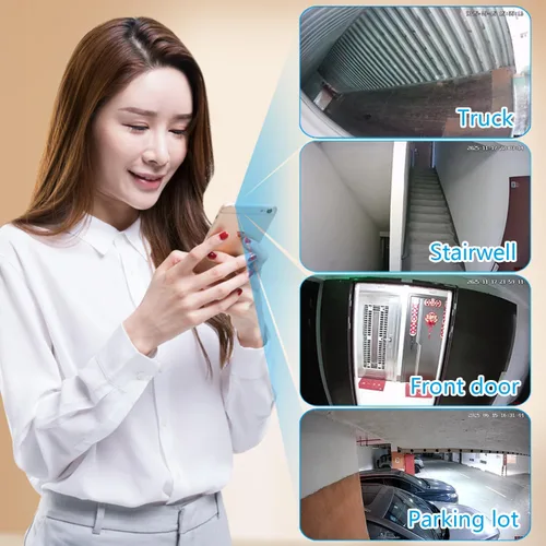 Vista 5 de Cámara espía de seguridad 4G LTE sin WiFi con tarjeta SIM incluida, mini cámara portátil 4K HD con cuello de cisne flexible